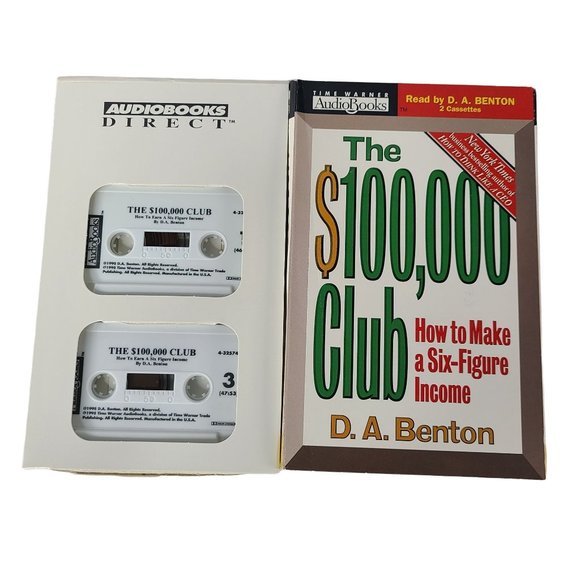 The $100,000 Club How To Make A Six Figure Income Audiobook D. A. Benton 2 Tapes - Picture 3 of 5